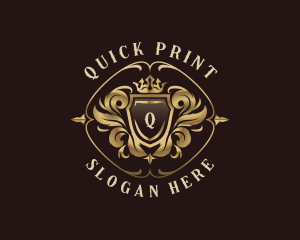 Elegant Royal Crest logo design