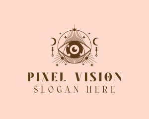 Moon Eye Boho logo design