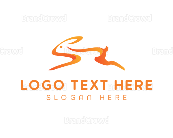 Bunny Pet Rabbit Logo