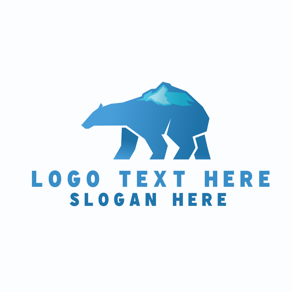 Winter Ice Polar Bear Logo | BrandCrowd Logo Maker