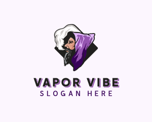 Smoking Wizard Vape logo design