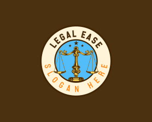Law - Law Justice Scales logo design