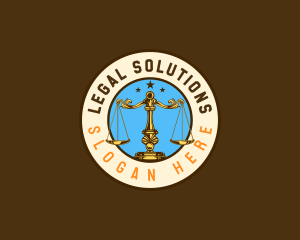 Law - Law Justice Scales logo design