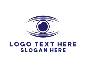 Eye-lens - Optical Eye Clinic logo design