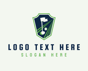 Flag - Golf Course Badge logo design