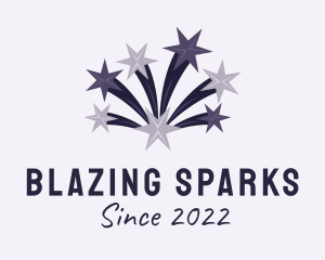 Purple Star Fireworks  logo design