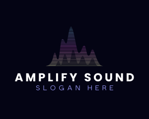 Sound Wave Equalizer logo design