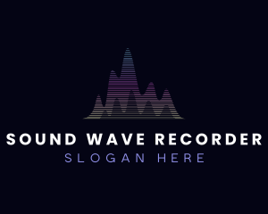 Sound Wave Equalizer logo design