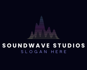 Recording - Sound Wave Equalizer logo design