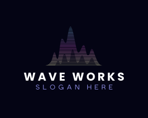 Sound Wave Equalizer logo design