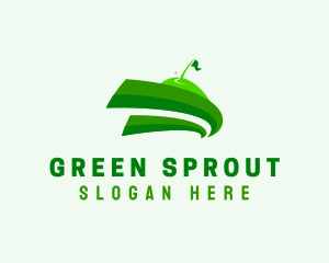 Green Golf Course logo design