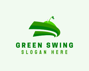 Golf - Green Golf Course logo design