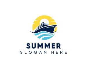 Ocean Cruise Transportation logo design