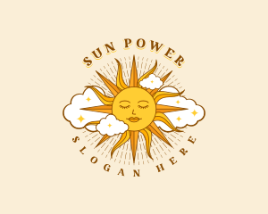 Mystical Summer Sun logo design