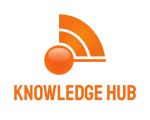 Communicate - Orange Wave Signal logo design