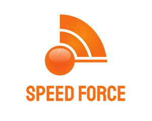 Orange Wave Signal logo design