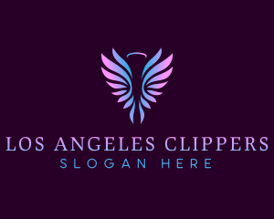 Angel Wings Halo logo design