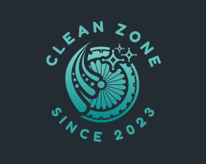 Tire Cleaning Car Wash logo design