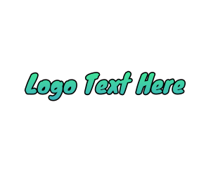 Bold - Funky Marker Doodle logo design