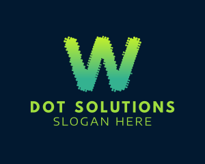 Dot - Digital Tech Pixel logo design