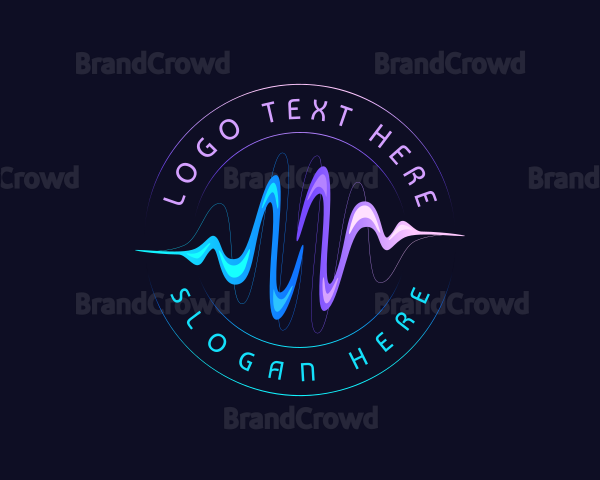 Music Sound Wave Logo