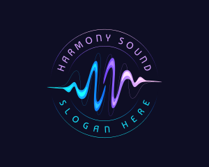 Music Sound Wave logo design