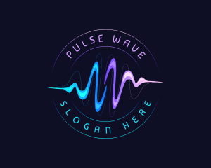 Frequency - Music Sound Wave logo design