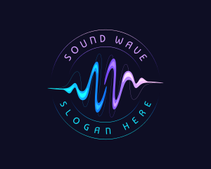 Music Sound Sonic Wave logo design