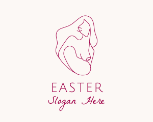 Neonate - Breastfeeding Mother & Child logo design