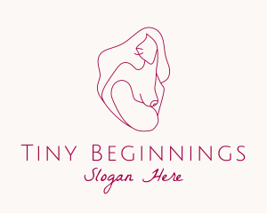 Neonatal - Breastfeeding Mother & Child logo design