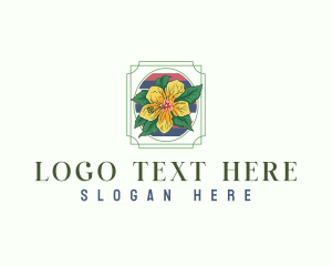 Gardening - Hawaii Hibiscus Flower logo design