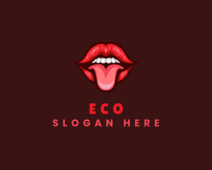 Tongue Sexy Lips Logo