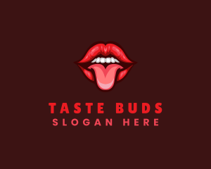 Tongue Sexy Lips logo design