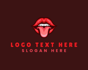 Tongue Sexy Lips Logo