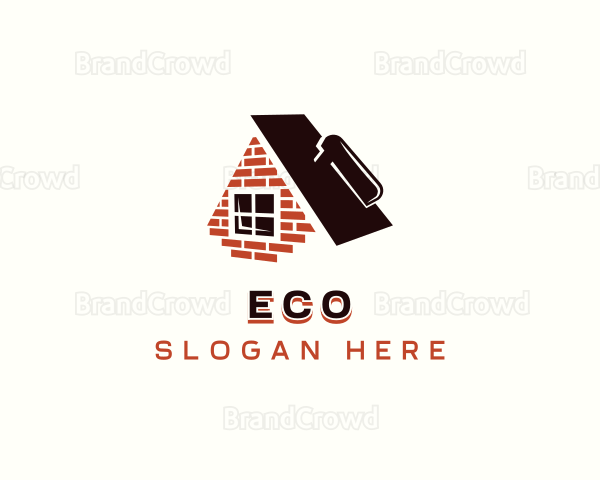 Brick Trowel Masonry Logo