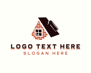 Brick Trowel Masonry Logo