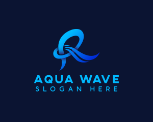 Aqua - Aqua Wave Water logo design