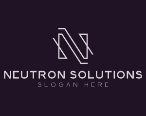 Professional Firm Letter N logo design