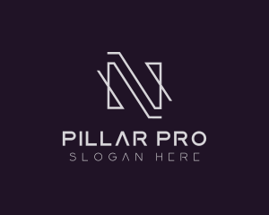 Professional Firm Letter N logo design