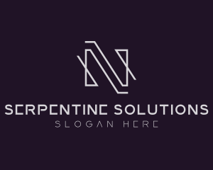 Professional Firm Letter N logo design