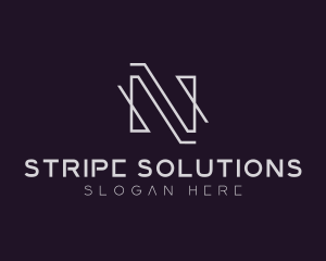 Professional Firm Letter N logo design