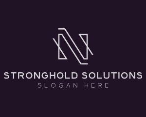 Professional Firm Letter N logo design