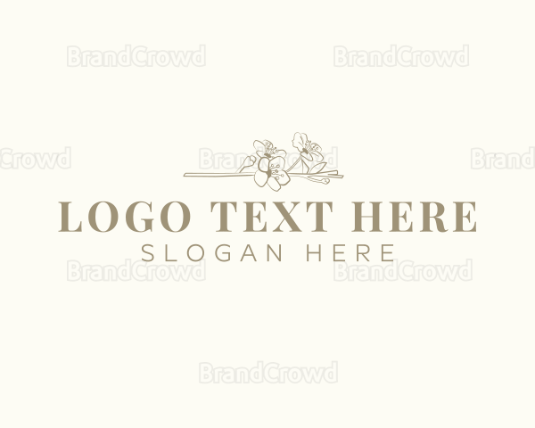 Natural Aesthetic Floral Logo