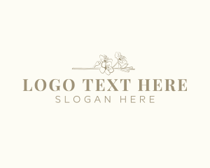 Wedding Organizer - Natural Aesthetic Floral logo design