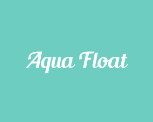 Aqua Fresh Text logo design