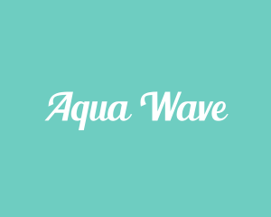 Aqua - Aqua Fresh Text logo design