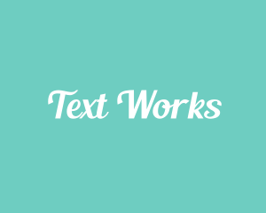 Text - Aqua Fresh Text logo design