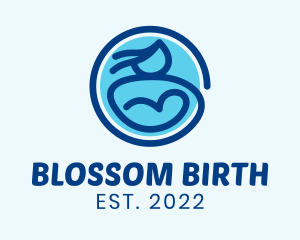 Obstetrics - Baby Fertility Mother logo design
