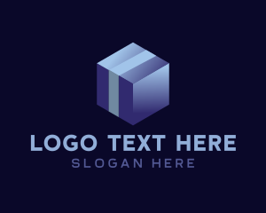 3d - 3D Package Box logo design