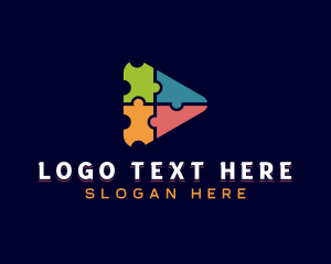 Puzzle - Play Jigsaw Puzzle logo design